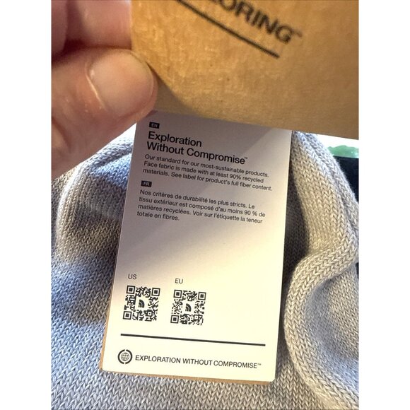 THE NORTH FACE Unisex-Adult Beanie Hat Toque Cap One Size Light Grey NWT - Picture 6 of 7